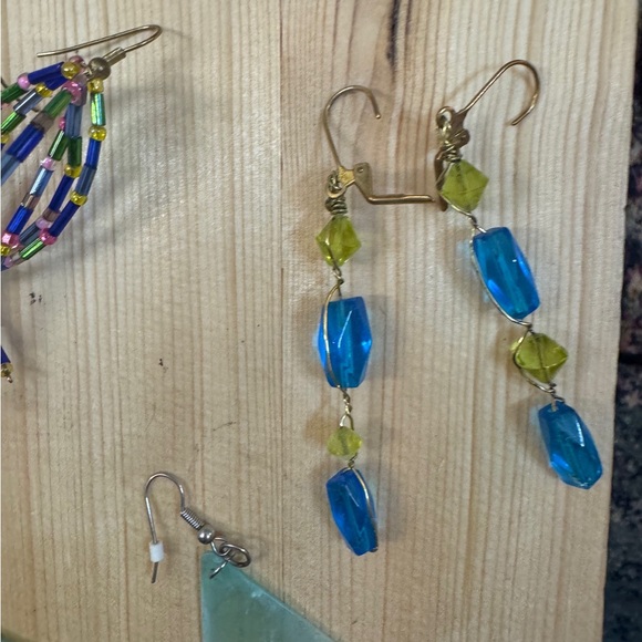 Colorful Earring Set – Lot of 4 | 2000’s Y2K Style | Good Condition - Picture 2 of 6